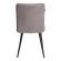 Стул обеденный Bari LT, велюр, серый/черный, 29, 41х55х89 см