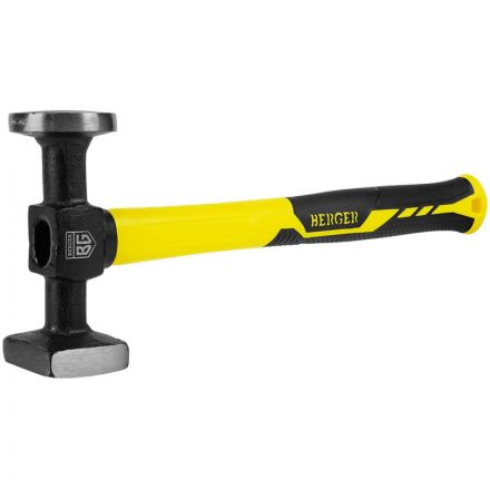 Молоток рихтовочный кованый 540г. 310 мм, фиберглас.рукоятка, BERGER BG1521