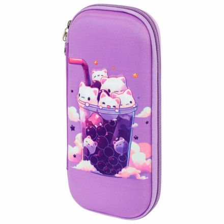 Пенал ЮНЛАНДИЯ, 1 отделение, карман, полиэстер/EVA, 22х10х5 см, "Bubble tea", 273190 Пенал ЮНЛАНДИЯ, 1 отделение, карман, полиэстер/EVA, 22х10х5 см, "Bubble tea", 273190