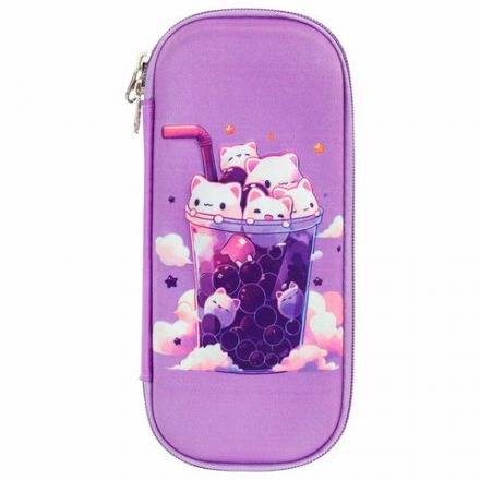 Пенал ЮНЛАНДИЯ, 1 отделение, карман, полиэстер/EVA, 22х10х5 см, "Bubble tea", 273190 Пенал ЮНЛАНДИЯ, 1 отделение, карман, полиэстер/EVA, 22х10х5 см, "Bubble tea", 273190