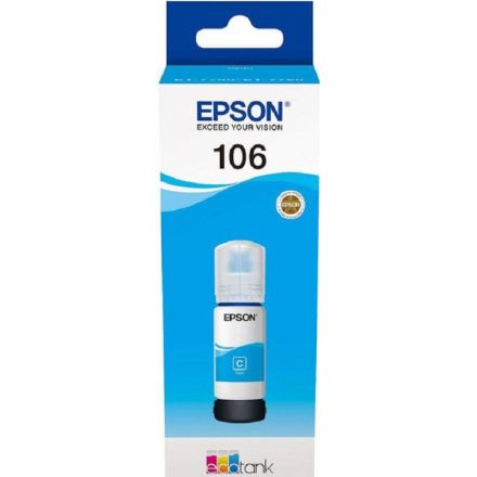 Контейнер с чернилами Epson 106 T00R2 C13T00R240 голубой для L7160/L7180