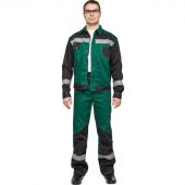 Костюм рабочий летний мужской л21-КБР зелен/черн. (р.52-54) 182-188 Костюм рабочий летний мужской л21-КБР зелен/черн. (р.52-54) 182-188