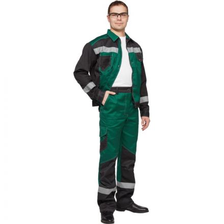 Костюм рабочий летний мужской л21-КБР зелен/черн. (р.52-54) 182-188 Костюм рабочий летний мужской л21-КБР зелен/черн. (р.52-54) 182-188