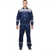 Костюм рабочий летний муж. л20-КБР синий/сер (р.60-62) 182-188 Костюм рабочий летний муж. л20-КБР синий/сер (р.60-62) 182-188