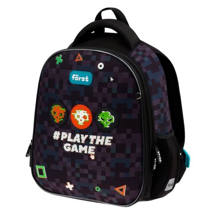 Ранец Först F-Top облегченный "Play the game" 36*28*15см, 2 отделения, 2 кармана, анатомическая спинка