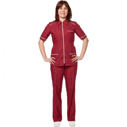 Костюм для горничных и уборщиц женский у13-КБР бордо (р.40-42)р.170-176 Костюм для горничных и уборщиц женский у13-КБР бордо (р.40-42)р.170-176