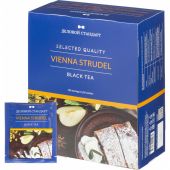 Чай Деловой Стандарт Vienna Strudel черн.с грушей 100 пакx1,8гр/уп
