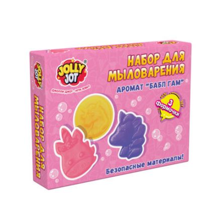 Мыло, набор для мыловарения, 3 фигурки, БОЛЬШИЕ ФОРМЫ, АССОРТИ 2 вида, JOLLY JOT (ДЖОЛЛИ ДЖОТ), 665980