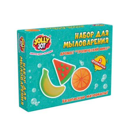 Мыло, набор для мыловарения, 3 фигурки, БОЛЬШИЕ ФОРМЫ, АССОРТИ 2 вида, JOLLY JOT (ДЖОЛЛИ ДЖОТ), 665980