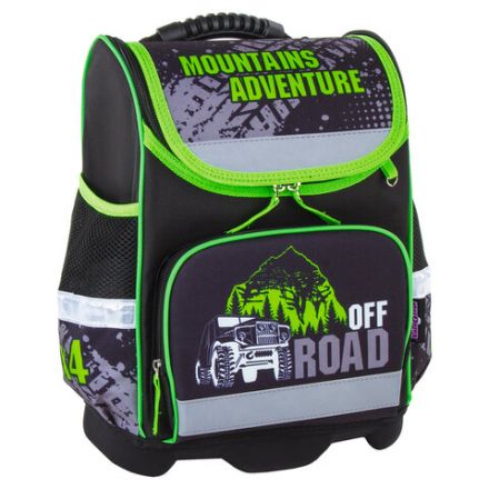 Ранец ЮНЛАНДИЯ WISE, 1 отделение, 3 кармана, устойчивое дно, "Offroad", 37х29х15 см, 228814 Ранец ЮНЛАНДИЯ WISE, 1 отделение, 3 кармана, устойчивое дно, "Offroad", 37х29х15 см, 228814