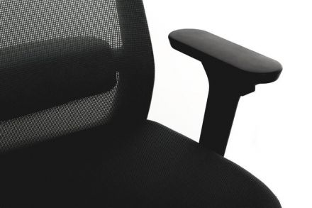 Кресло Ворк W-218C BLACK Черный