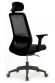 Кресло Ворк W-218C BLACK Черный