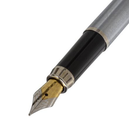 Ручка подарочная перьевая BRAUBERG "Ballet", СИНЯЯ, корпус серебистый с хромированными деталями, 143481 Ручка подарочная перьевая BRAUBERG "Ballet", СИНЯЯ, корпус серебистый с хромированными деталями, 143481