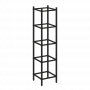 Loft Угловой проходной переходной модуль VR.L-SL.UPK-4.4.3 Чёрный металл 446*446*1869