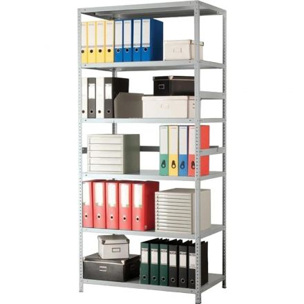 Стеллаж металлический 0MX_ MS Standart 220/100x40/6 полок Стеллаж металлический 0MX_ MS Standart 220/100x40/6 полок