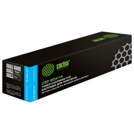 Картридж лазерный CACTUS (CSP-W2411A) для HP Color LaserJet Pro M155/M182nw, голубой, ресурс 850 страниц Картридж лазерный CACTUS (CSP-W2411A) для HP Color LaserJet Pro M155/M182nw, голубой, ресурс 850 страниц