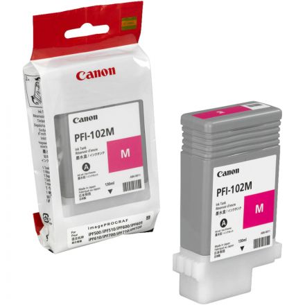 Картридж струйный Canon PFI-102M 0897B001 пурпурный оригинальный Картридж струйный Canon PFI-102M 0897B001 пурпурный оригинальный