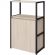 Стеллаж для документов K-Loft  241H022 670х400х1068 дуб сканд/черный