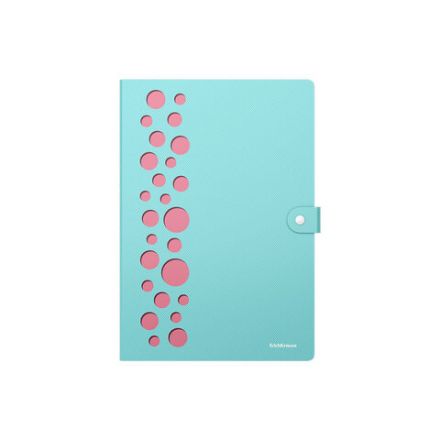 Папка-органайзер на кнопке 4 отделения, ERICH KRAUSE "Diagonal Pastel", 600 мкм, до 150 л., А4, ассорти, 61211 Папка-органайзер на кнопке 4 отделения, ERICH KRAUSE "Diagonal Pastel", 600 мкм, до 150 л., А4, ассорти, 61211
