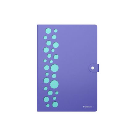 Папка-органайзер на кнопке 4 отделения, ERICH KRAUSE "Diagonal Pastel", 600 мкм, до 150 л., А4, ассорти, 61211 Папка-органайзер на кнопке 4 отделения, ERICH KRAUSE "Diagonal Pastel", 600 мкм, до 150 л., А4, ассорти, 61211