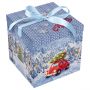 Коробка складная подарочная MESHU "Время чудес", (28*28*28см), с лентой