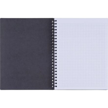 Бизнес-тетрадь, BS, А5, 120л., клетка, спираль. Believe, черный N4200