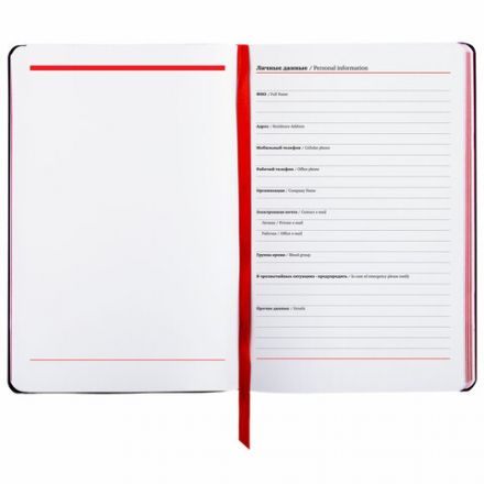 Ежедневник недатированный B6 (127х186 мм), BRAUBERG VISTA, под кожу, гибкий, 136 л., "Paris", 112106