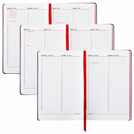 Ежедневник недатированный B6 (127х186 мм), BRAUBERG VISTA, под кожу, гибкий, 136 л., "Paris", 112106