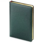 Ежедневник датированный 2026 А5+ SIDNEY NEBRASKA зелен, зол обрез 3-125/05