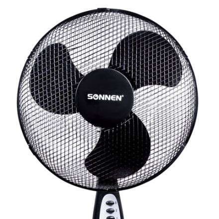 Вентилятор напольный SONNEN FS40-A55, d=40 см, 45 Вт, 3 скоростных режима, таймер, черный, 451035 Вентилятор напольный SONNEN FS40-A55, d=40 см, 45 Вт, 3 скоростных режима, таймер, черный, 451035