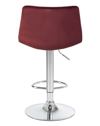 Стул барный DOBRIN TAILOR, винный велюр (MJ9-35) Стул барный DOBRIN TAILOR, винный велюр (MJ9-35)