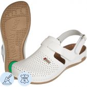 Сабо Leon белые (мод. MED951), р. 36