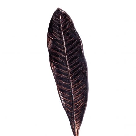 Декор Secret de Maison Лиф3/Leaf3 (мод. 9761) алюминиевый сплав, 10,5х10,5х29см, платина/античный белый