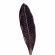 Декор Secret de Maison Лиф3/Leaf3 (мод. 9761) алюминиевый сплав, 10,5х10,5х29см, платина/античный белый