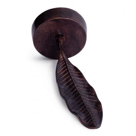 Декор Secret de Maison Лиф3/Leaf3 (мод. 9761) алюминиевый сплав, 10,5х10,5х29см, платина/античный белый