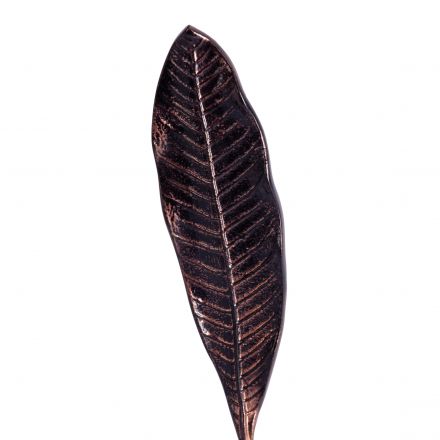 Декор Secret de Maison Лиф3/Leaf3 (мод. 9761) алюминиевый сплав, 10,5х10,5х29см, платина/антикварное покрытие