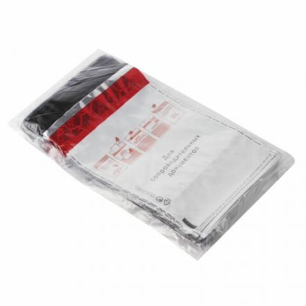 Сейф-пакеты полиэтиленовые (162х235+30 мм), до 100 листов формата А5, КОМПЛЕКТ 100 шт., индивидуальный номер Сейф-пакеты полиэтиленовые (162х235+30 мм), до 100 листов формата А5, КОМПЛЕКТ 100 шт., индивидуальный номер