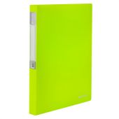 Папка 40 вкладышей BRAUBERG "Neon", 25 мм, неоновая, зеленая, 700 мкм, 227452 Папка 40 вкладышей BRAUBERG "Neon", 25 мм, неоновая, зеленая, 700 мкм, 227452