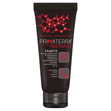 Крем защитный 100 мл, PRIMATERRA FROST PROTECT, от обморожения, неблагоприятных погодных условий