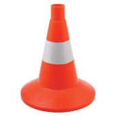 Конус сигнальный дорожный 320 мм КС-1.6 со светоотражающей полосой, упругий Конус сигнальный дорожный 320 мм КС-1.6 со светоотражающей полосой, упругий