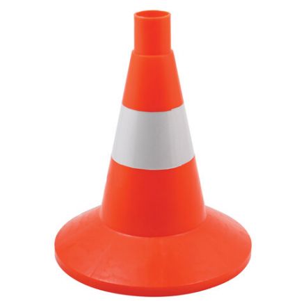 Конус сигнальный дорожный 320 мм КС-1.6 со светоотражающей полосой, упругий Конус сигнальный дорожный 320 мм КС-1.6 со светоотражающей полосой, упругий