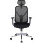 Кресло BN_Zm_EChair-500 MC сетка/ткань, черный хром