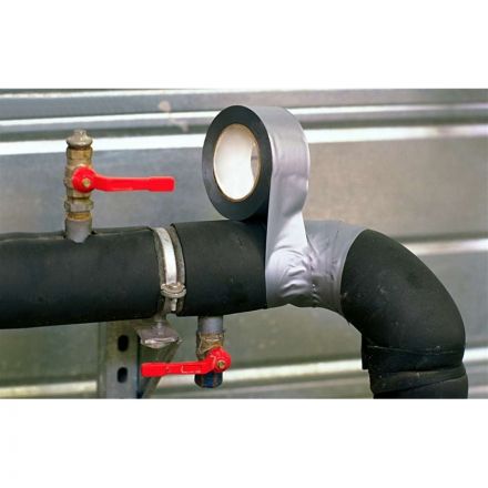 Клейкая лента сантехническая Unibob для труб серая 48 мм х 10 м толщина 40 мкм Клейкая лента сантехническая Unibob для труб серая 48 мм х 10 м толщина 40 мкм