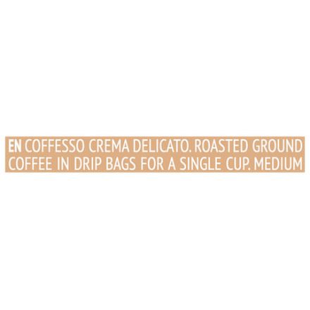 Кофе в дрип-пакетах COFFESSO "Crema Delicato" 5 порций по 9 г, 102312