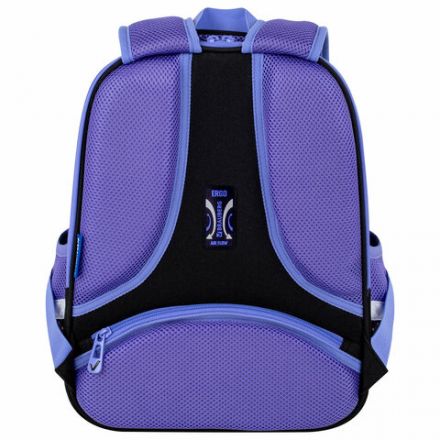 Ранец BRAUBERG FIT, 2 отделения, Sleeping kitten, велюровая панель, 38х27х14 см, 273107
