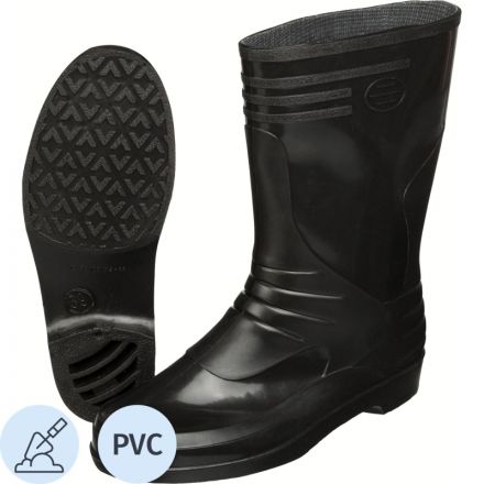 Сапоги женские цв.черный мод 102 (р.38) ПВХ