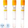 Вакуумные пробирки с акт-ром сверт и гелем 6 мл (13х100мм) Lab-Vac 100шт/уп