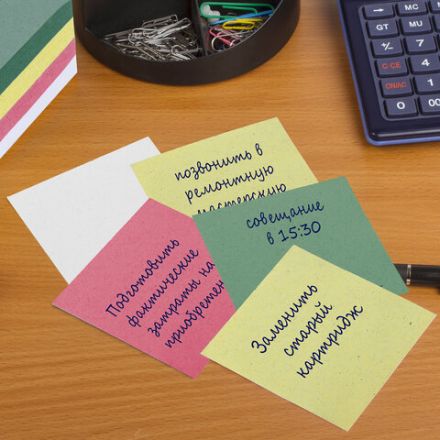 Блок для записей STAFF, проклеенный, куб 8х8 см, 350 листов, цветной, 120384 Блок для записей STAFF, проклеенный, куб 8х8 см, 350 листов, цветной, 120384