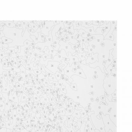 Картина по номерам 40x50 см, ОСТРОВ СОКРОВИЩ "Город у моря", на подрамнике, акрил, кисти, 663271