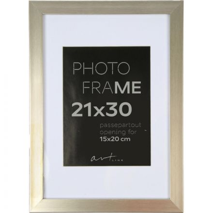 Рамка пластиковая Gloria Silver 21x30 37339 Рамка пластиковая Gloria Silver 21x30 37339